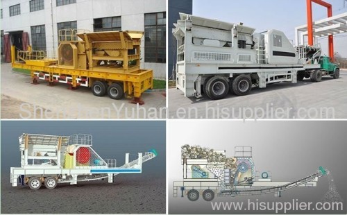 International Unique Mobile Primary Jaw Crusher With Large Productivity