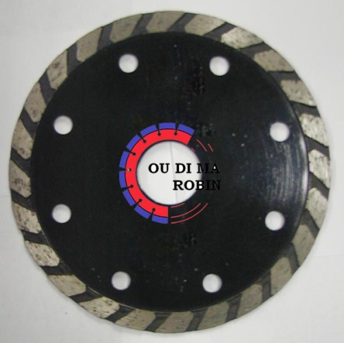 Broad Wide Tooth Turbo Diamond Blade. Turbo Saw Blade