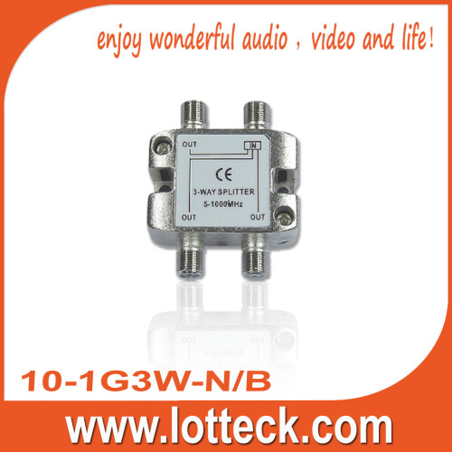 CE approved 10-1G3W-N/B 1 in 3 out 3-way tap