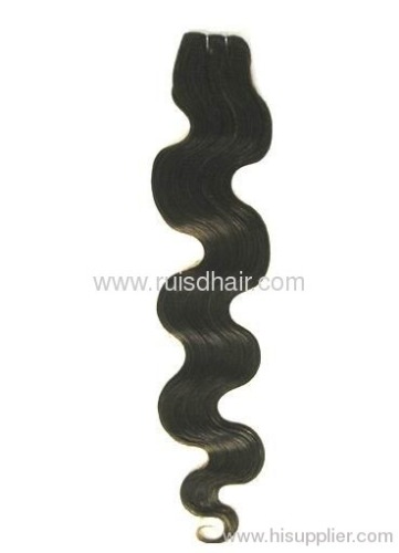 100% Indian Human Remy Body Wave Machine Made Hair Weft