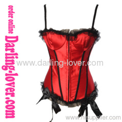 Fashion Exclusive Red Lace Corset