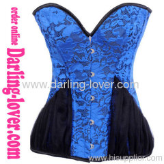 New Blue Hot Sale Sexy Lace Corset