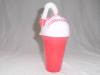 500ml plastic water cup with straw