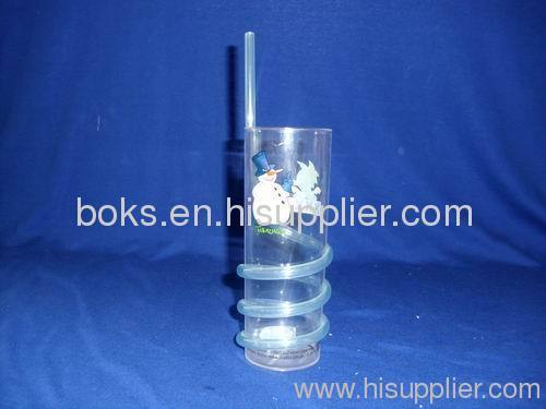 hard durable plastic straw cups