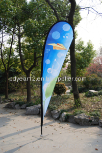 teardrop flag,beach flag,flying banner