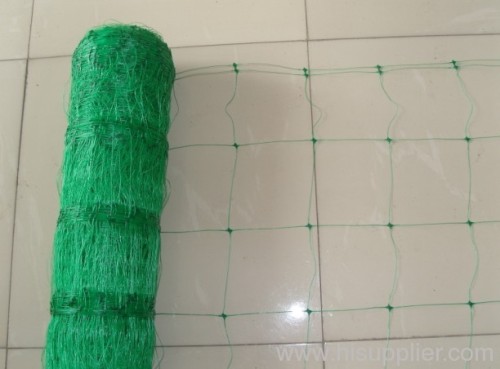 Plastic plant support netting