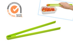 FDA 11.5inch Silicone Kitchen Food tongs in Green