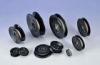 Black Ceramic Guide Pulley / Wire Roller With Plastic Cover HCR001
