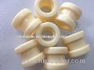 White Ra0.2 Ceramic Guide Eyelet for Coil Winding Wire , Silk Rolling