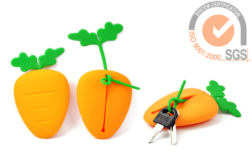 Carrotfantasy Silicone Key case & key bab in Carrot shape