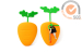 Carrotfantasy Silicone Key case & key bab in Carrot shape