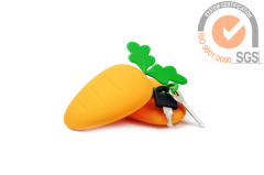 Colorful Silicone carrot Key case & key bags in Promo