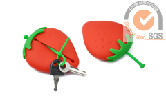 Fashion Silicone Key case strawberry style