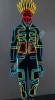 LED Robot costumes, tron light suit, LED Lights costume