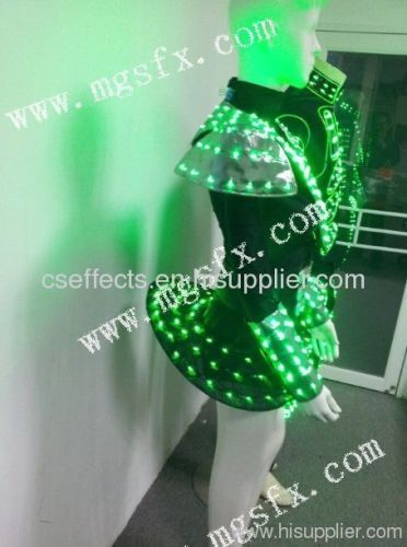 Dancewear with LED lights, LED Lights suit, LED Robot suits. EL Wire costumes