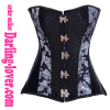 New Black Sexy Jacquard Fashion Corset