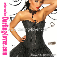 New Jacquard Classic Steel Boned Corset