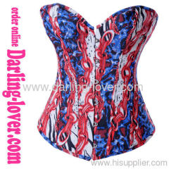 Fashion Print New Sexy Corset