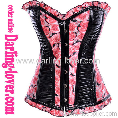 Wholesale Roses Flowers Corset