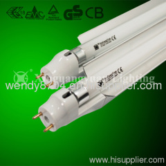 T8 to T5 fluorescent lamp adaptors for energy saving