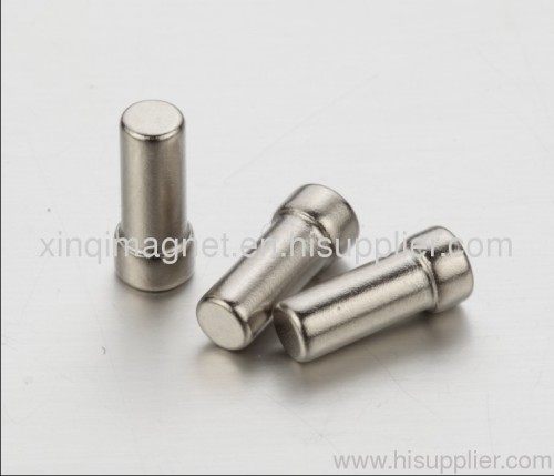 NdFeB special cylinder magnet with Nickel Plating