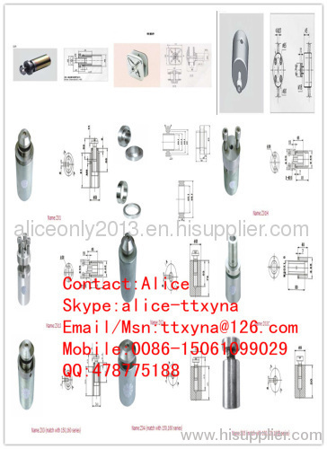 stainless steel glass wall connector