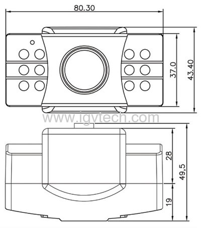 Bus IR Reversing Camera with audio