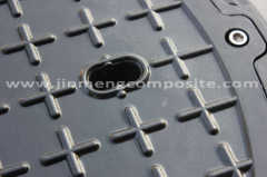 Light-weight EN124 B125 C/O 550mm Composite Manhole Cover with S.S Screw