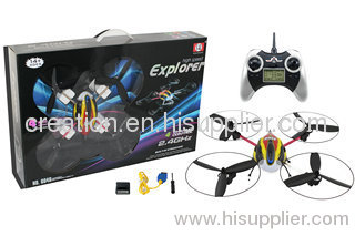 2.4G 4 channel 3D RC flying UFO with LCD transmitter