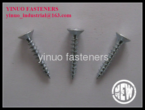 Blue Zinc Galvanized Drywall Screw