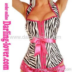 New White Leopard Sexy Corset