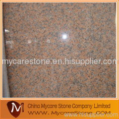 mapled red granite slab