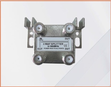 6-7.2dB Insertion Loss 1 IN 3 OUT 3-WAY SPLITTER