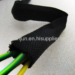 2:1 braided fabric heat shrink tubing