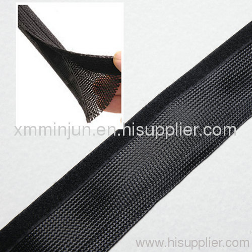 Velcro braided wrap sleeving