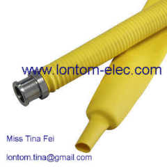 Yellow heat shrink tube for gas hose