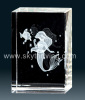 engraving crystal, 3D laser