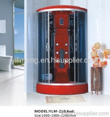 Comprtitive Shower Room in Red