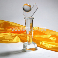 3D laser crystal award