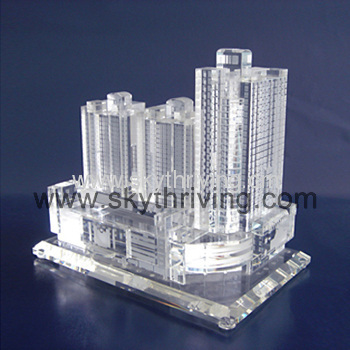 fashion crystal building model