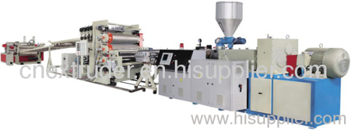 PE/PP/PVC plastic construction board extrusion line