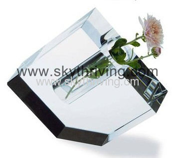 small crystal vase, crystal flower vases