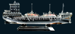 crystal boat model, modern crystal model