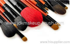 High quality 16pcs makeup brush set with crocodile cup holder