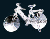 crystal bicycle model, crystal pushbike