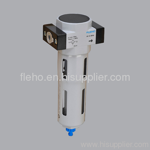 HF Sintered Air filter with centrifugal separtion