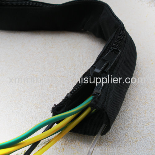 Zipper Sleeve Braided Cable Wrap