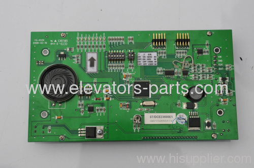 Otis Elevator Spare Parts PCB DCE23600E1 LCD Display Board