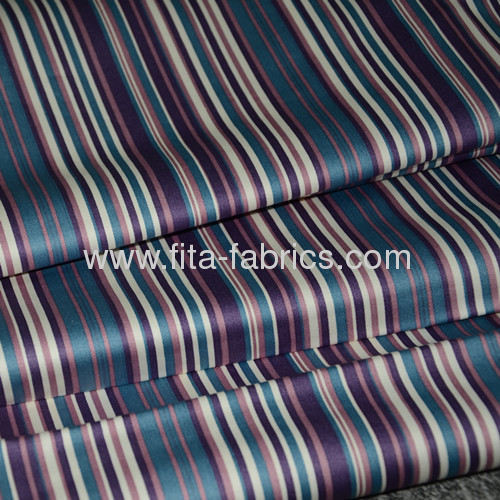 Printed Cotton Spandex Sateen