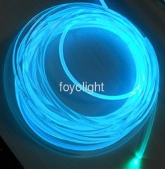 Affordable solid core side light fiber optic cable